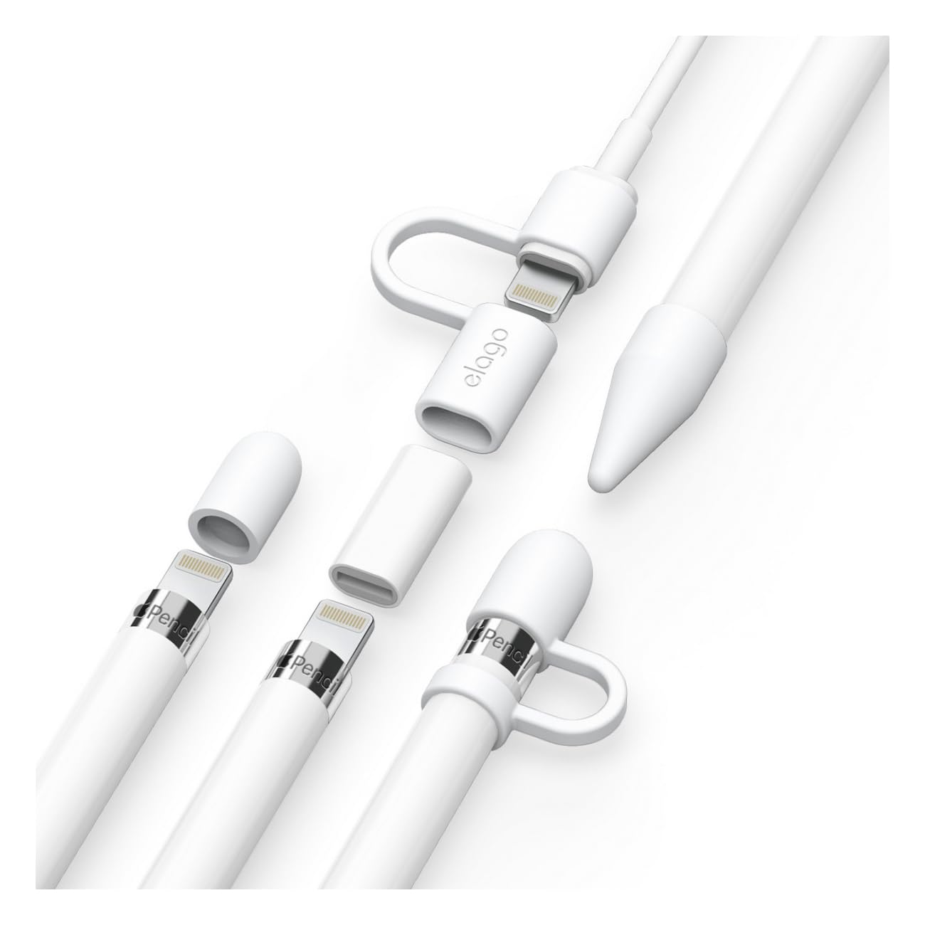 Amazon | 【elago】 Apple Pencil 第1世代 対応 カバー 紛失防止 落下