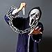 Haconba 2 Pack 6 Feet Halloween Chains Plastic Chains Props Decoration Prison Chain for Halloween Party Decoration Cosplay Accessory