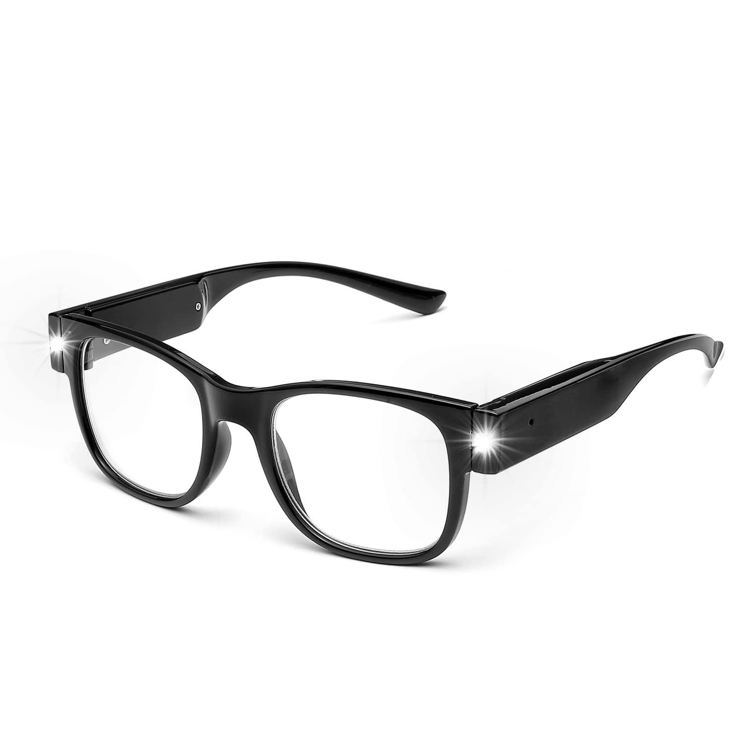 OKH Reading Glasses with Light, Rechargeable LED Lighted Readers, Bright Clear Vision for Women Men Night Reading