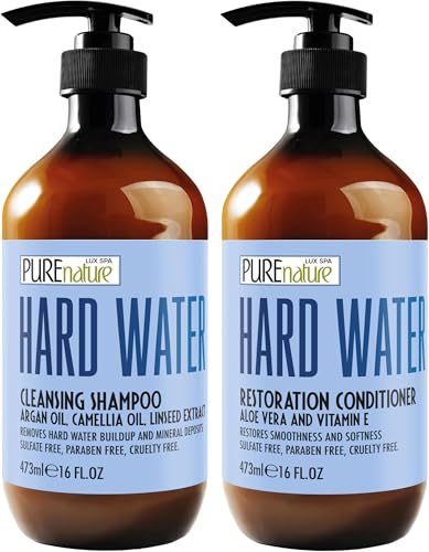 Hard Water Shampoo and Conditioner Set 16 oz