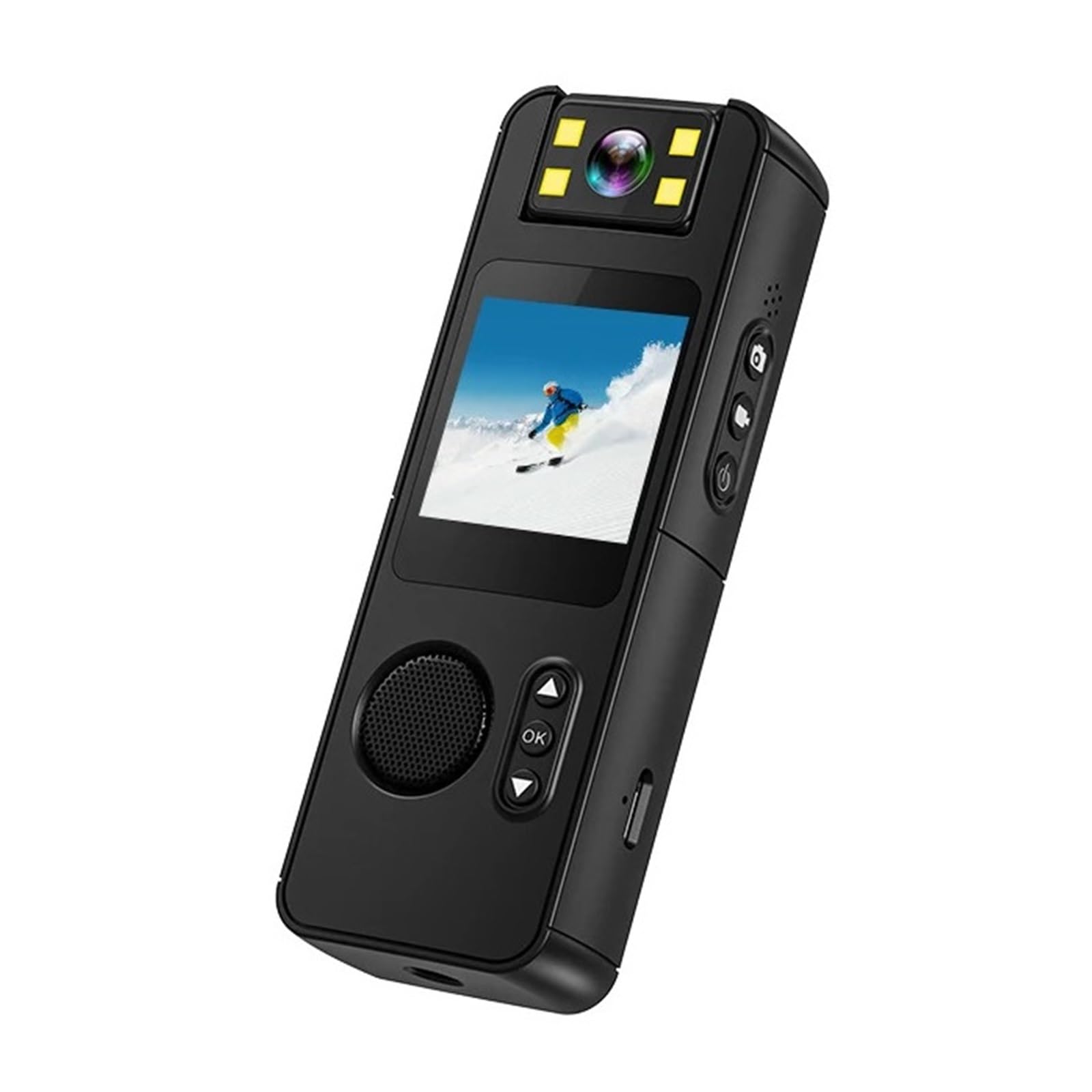 WiFi Sport DV Piccola Fotocamera Digitale con Clip for Schermo 1080P Magnete Video Audio Registratore Vocale Bike Body Indossato Cam Bodycam Videocamera Chiarezza Precisa(No)