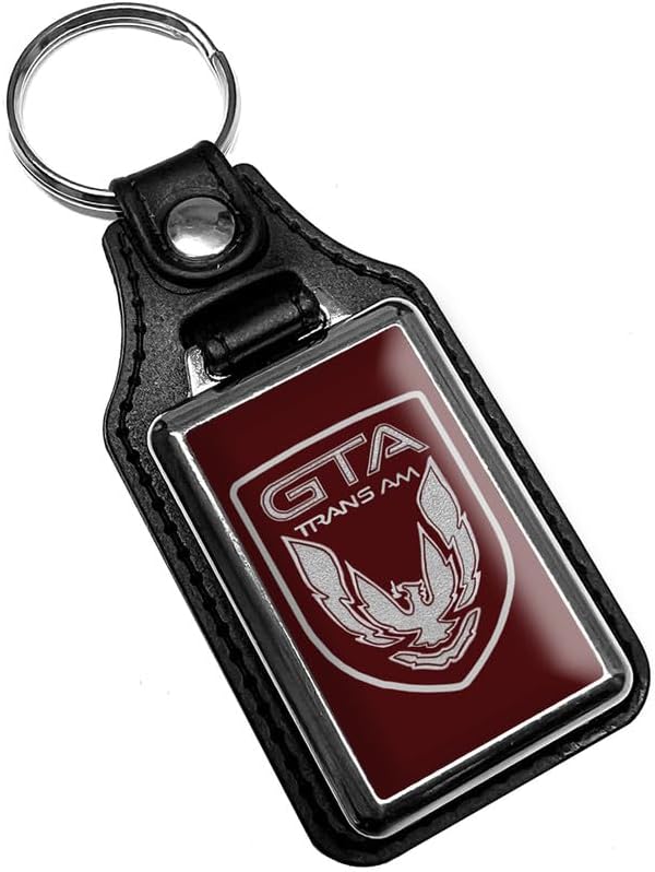 Miniatura 8 de Brotherhood 1987 Compatible con Pontiac Firebird Trans Am Negro Plata Emblema Llavero