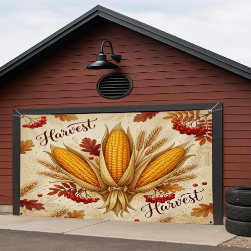 Décorations de ferme d'automne Harvest Corn en tissu résistant - 5