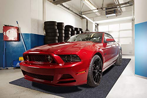 Sensko Garage Floor Mat，Shearable, Easy to Clean, Indoor Parking Mat-Absorbent Felt and Leak-Resistant