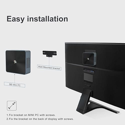 Miniatura 9 de Beelink SEi12 Mini PC, Intel 12 generación i5-1235U (hasta 4.4GHz) 10C12T, mini computadora 16GB DDR4 RAM 500GB NVMe SSD, computadora de escritorio