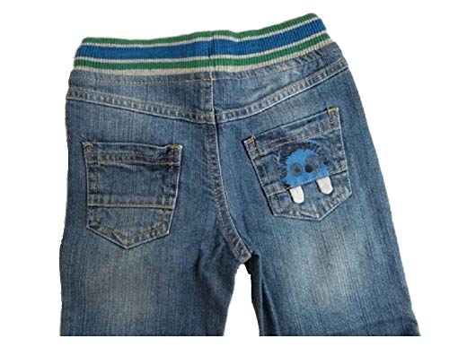 Hollywood Stitch Fix Kids 3-D Applique Pull-on Jeans Front Pockets Blue2