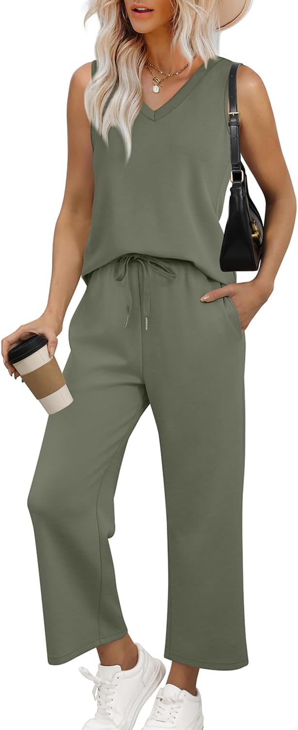 Trendy two-piece set for women, perfect for summer vacation.