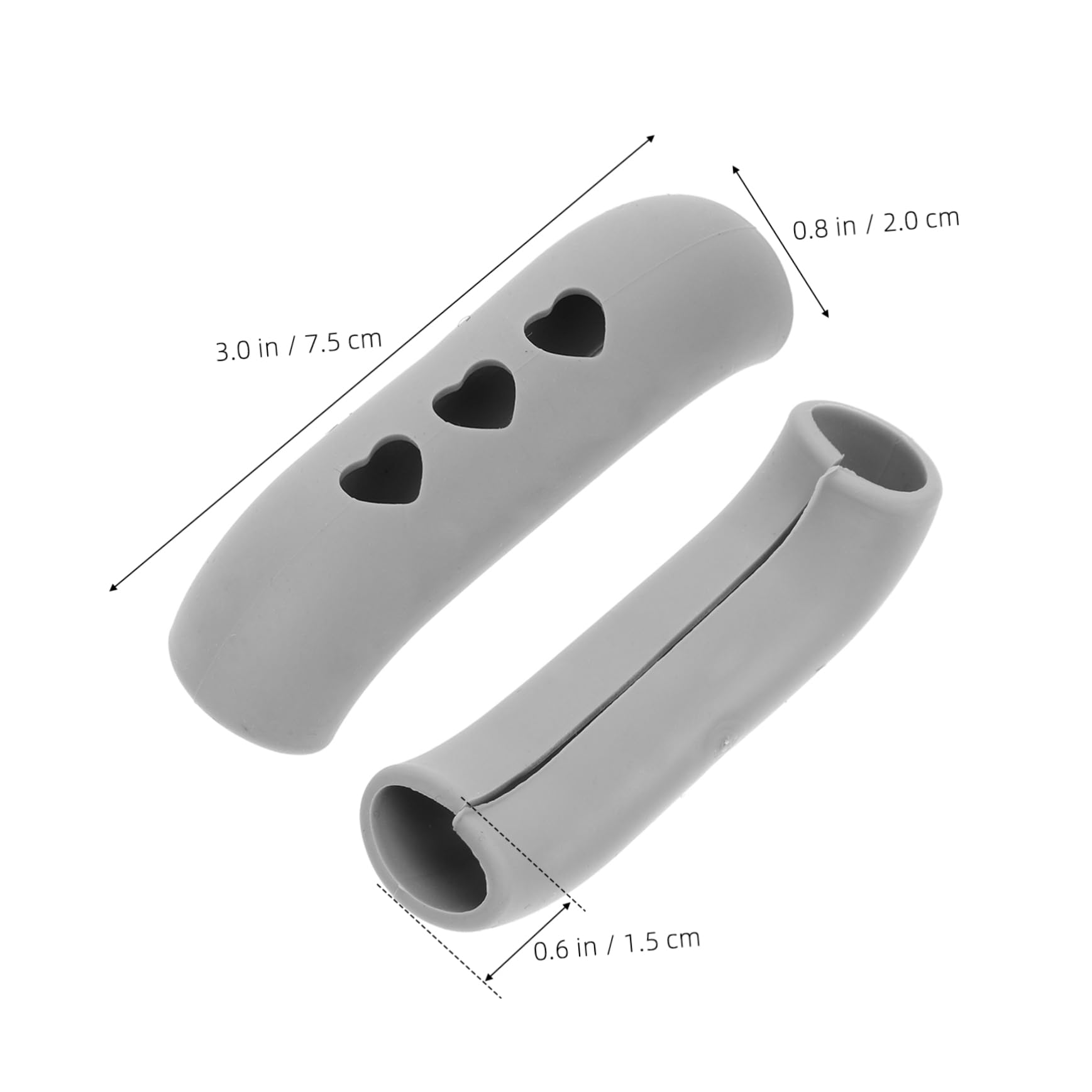 Artibetter 40pezzi Maniche Isolanti Per Manici Di Pentola Plastica Da Resistenti Al Calore e Antiscivolo Per Wok Pentole e Padelle Cucina
