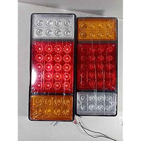 Rayinblue 2PCS 12V 36 LED REAR TAIL STOP INDICATOR LIGHTS LAMP TRUCK TRAILER LORRY CARAVAN Cover