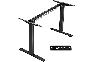 Electric Standing Desk Frame - Convert Any Desk into an Adjustable Standing Desk