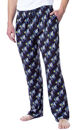 INTIMO MTV Mens' Music Television Boombox '80s Logo Sleep Pajama Pants