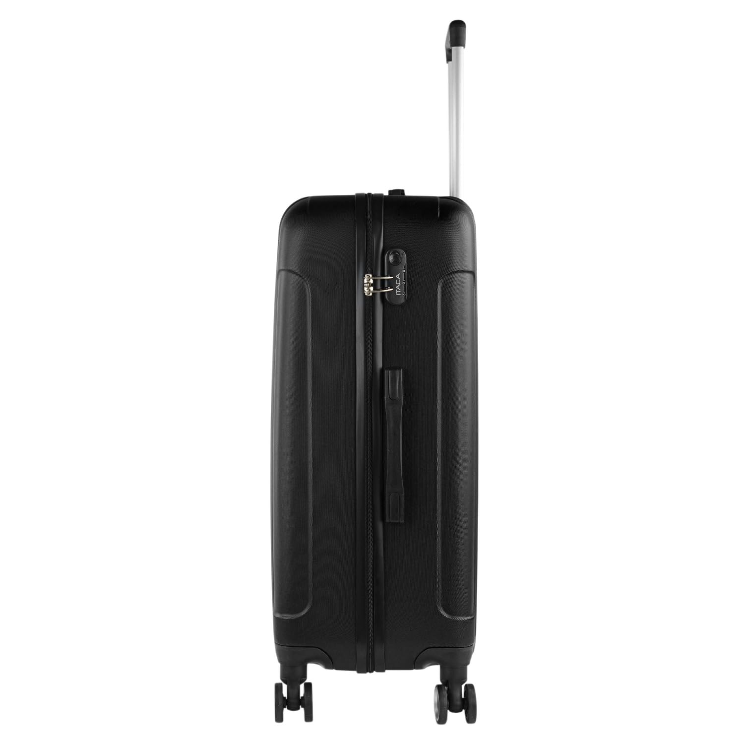 ITACA - Maletas Grandes De Viaje Rígidas Ligeras con 4 Doble Rueda 360° Maleta Grande 23 Kilos Alta Resistencia Maleta XL Duradera, Negro