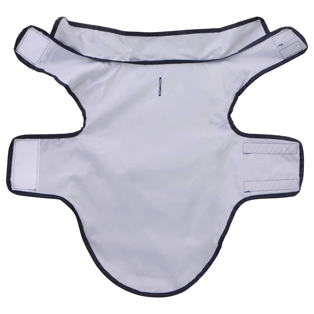 Impermeabile per cani in poliestere con strisce riflettenti, blu navy, XS, impermeabile, traspirante, antivento, protezione per autunno, inverno, outdoor, passeggiate in caso di pioggia e neve