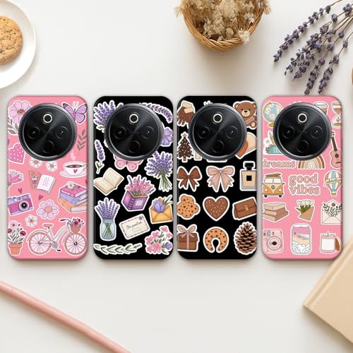 Image of COLORflow Back Cover Compatible with Vivo T4 5G / Y300 Pro 5G / iQOO Z10 5G | Pastel Dreams Collection Customized Back Cover Compatible with Vivo T4 5G / Y300 Pro 5G / iQOO Z10 5G