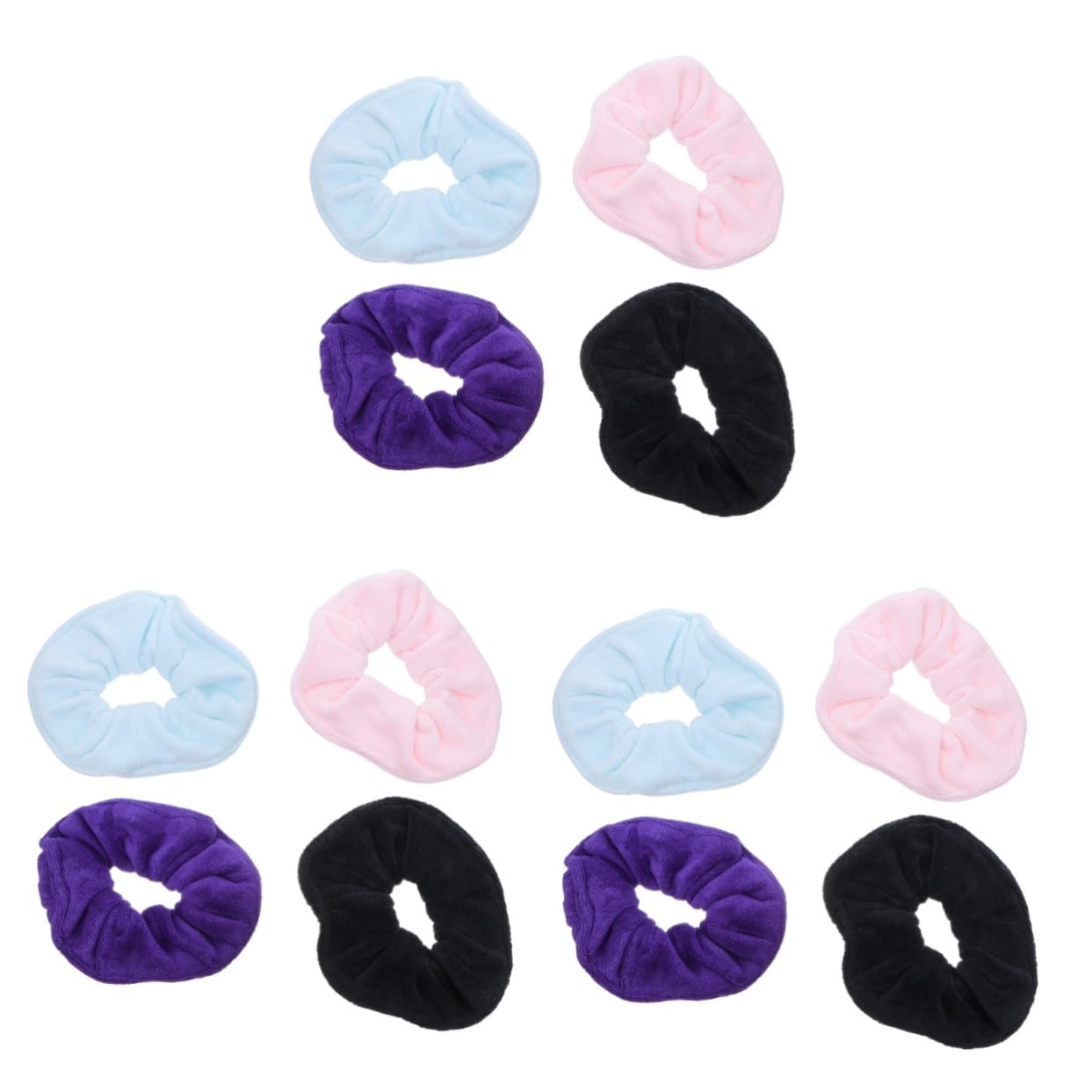 FRCOLOR 3 Juegos De Cuerdas Elásticas Para El Cabello Para Mujeres 4 Bandas Para Secar El Cabello Accesorios Para El Cabello Para Niñas 4 Unidades X 3