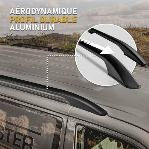 Barres de toit alu Ford E-Transit Custom 2023+ pour optimiser le volume