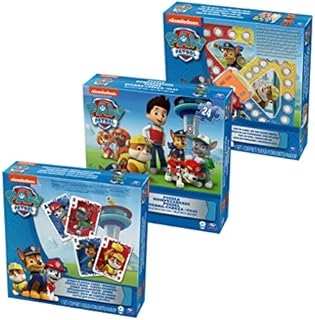 Paw Patrol Games Bundle - Jumbo Cards, Popper Game and Jigsaw for Kids aged 3 and over