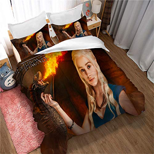 YINGD Juego de Tronos Funda de edredón