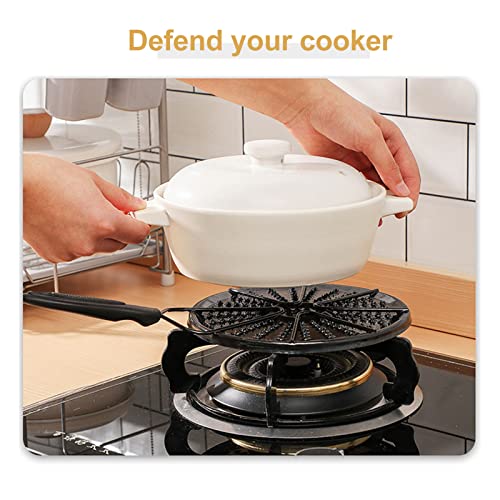 Difusor de calor, fogão a gás Placa anticondução de calor Leite quente Gás Esmalte doméstico Placa d