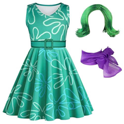 DiULi Disfraces de Cosplay para Niñas, Disfraz del Revés, Vestir