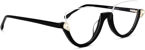 Miniatura 5 de Zeelool Elegante marco de lentes de ojo de gato sin montura para mujer con lente transparente sin receta Felicia VHP0189