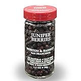 Morton & Bassett Juniper Berries, 1.3 oz – Non-GMO, Salt-Free, Aromatic Berries for Sauces, Roasts & Scandinavian Dishes