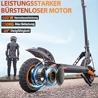 Kukirin E Scooter mit Straßenzulassung,Elektro Elektroroller Erwachsene Elektroscooter,E Roller Offroad,Elektro Scooter Roller,Patinete electrico(65 Km Reichweite),Kukirin G2 Pro – Ansicht 3