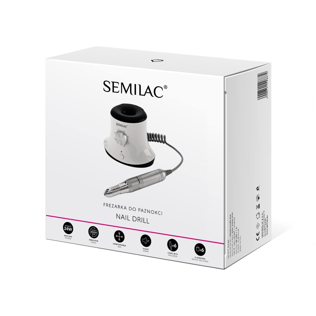 Semilac Frezarka Do Paznokci Manicure Pedicure 24w