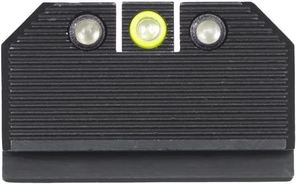 Night Fision Optics Ready Stealth .330-.353 Night Sight Set for Glock 17/19/34 Designed for Lower 1/3rd Co-Witness with Trijicon RMR & SRO, Holosun 507c & 508t