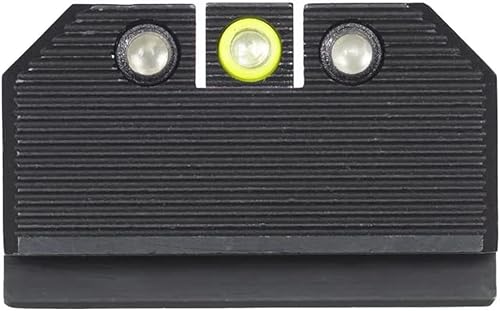 Night Fision Optics Ready Stealth .330-.353 Night Sight Set for Glock 171934 Designed for Lower 13rd Co-Witness with Trijicon RMR & SRO, Holosun