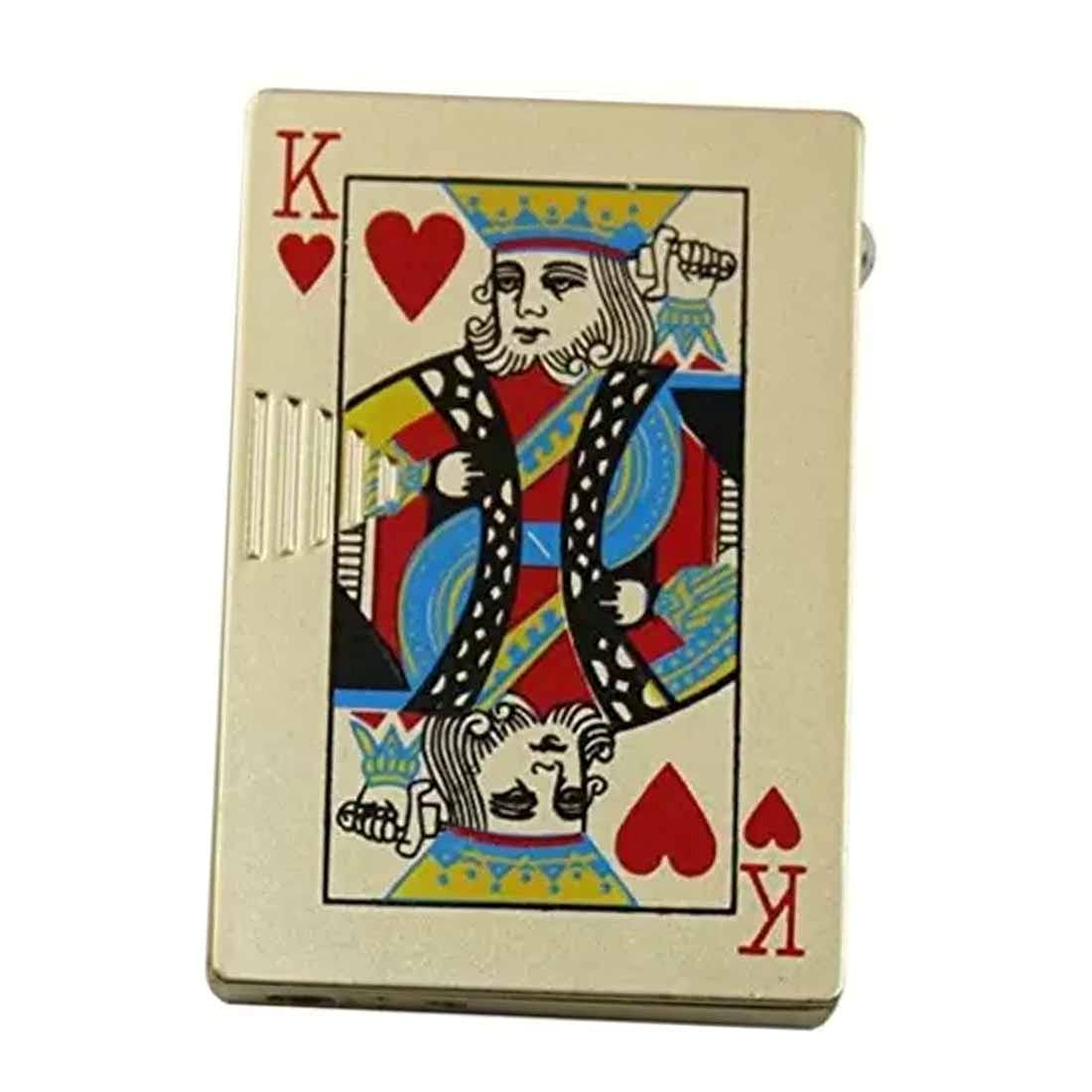 Ala Flame First Quality Classic Card Shaped refillable BADSHAH Cigarette Lighter Pocket Lighter (Without Fuel - Empty Lighter - No Gas)