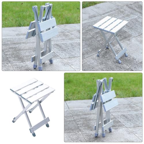 Tabouret en alliage d'aluminium durable au design épuré