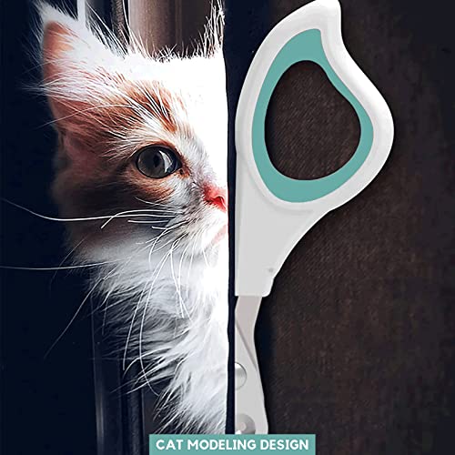 Trumoon Easy Cat Claw Clippers, Kitten Nail Clipper, Circular Cut Hole Cat Nail Clippers, Avoid Over Cutting Pet Nail Clippers For Hyperactive Cats #TOP5