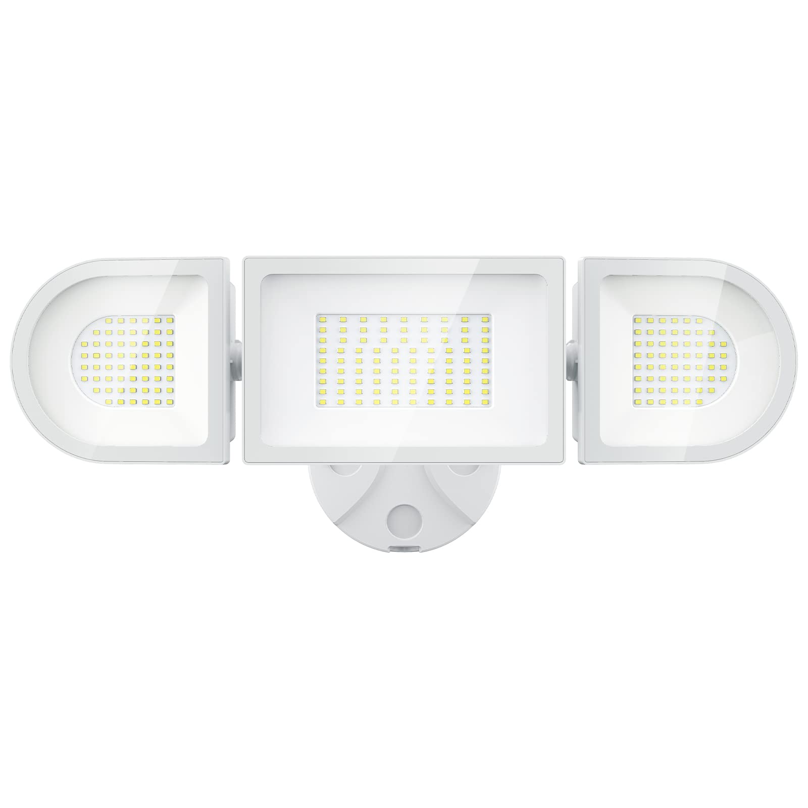 Olafus 100W Flood Lights Outdoor, 9000LM Super Bright LED Flood Light, IP65 Waterprooof Outdoor Flood Light Fixture, 3 Adjustable Heads, 6500K Daylight White Exterior Security Lights for Yard, Garage