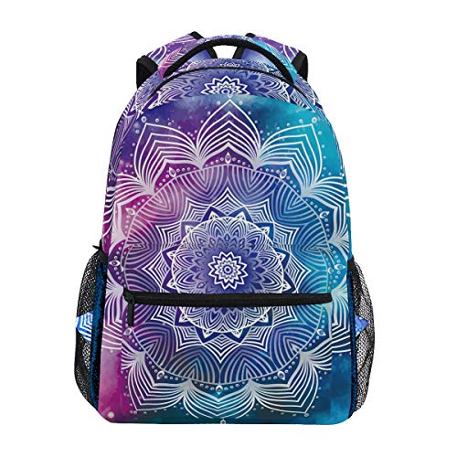 Mochila Escolar Mandala Hermosa para niños niñas Bolsa de Viaje Bookbag