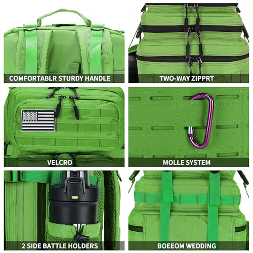 Image of Military Tactical Backpack 45L /25L 3 Day Assault Pack Molle Daypack Hiking Backpack for Men and Women