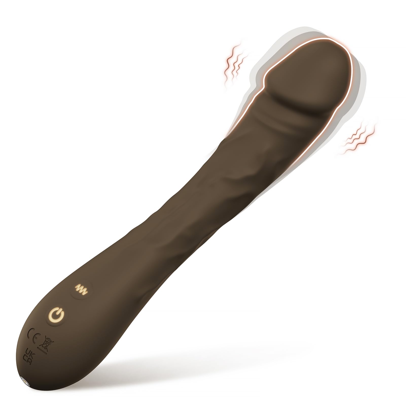 PXOOXP Juguetes sexuales Consolador Punto G Vibrador Juguetes para adultos Consoladores Varita vibradora con 10 potentes modos de vibración para estimulación del clítoris, anal y pezón Juguete sexual adulto de silicona suave impermeable para mujeres Parejas