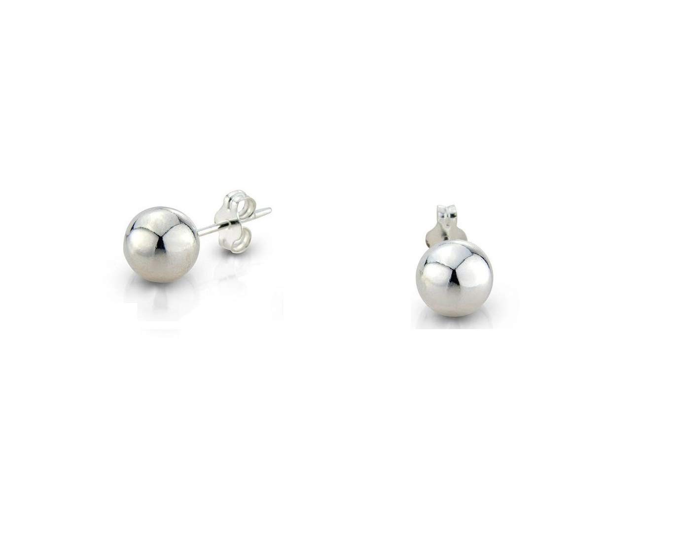 KUKSHYA JEWELLERS 925 Pure Sterling Silver Ball Stud Earrings (4MM) | Classic and Elegant for Women, Men, Baby Girls & Boys | Ideal for Everyday Wear (BALL STUD 4MM) (B07HKBB2JL) Amazon Price History, Amazon Price Tracker