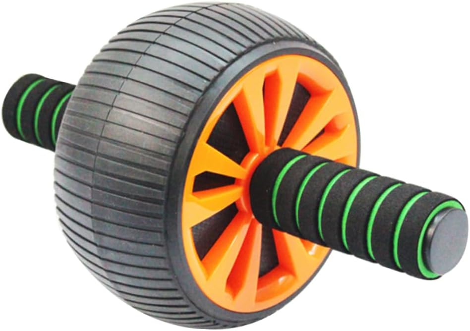 POPETPOP 1Pc Non Slip Ab Roller Wheel Core Strength Training Equipment for Home Gym Abdominal Exercise Trainer for Men Women Silent Workout Tool for Upper Body Fitness
