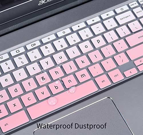 Protector de teclado para Acer Chromebook 15.6" Gradual Pink miniatura 5