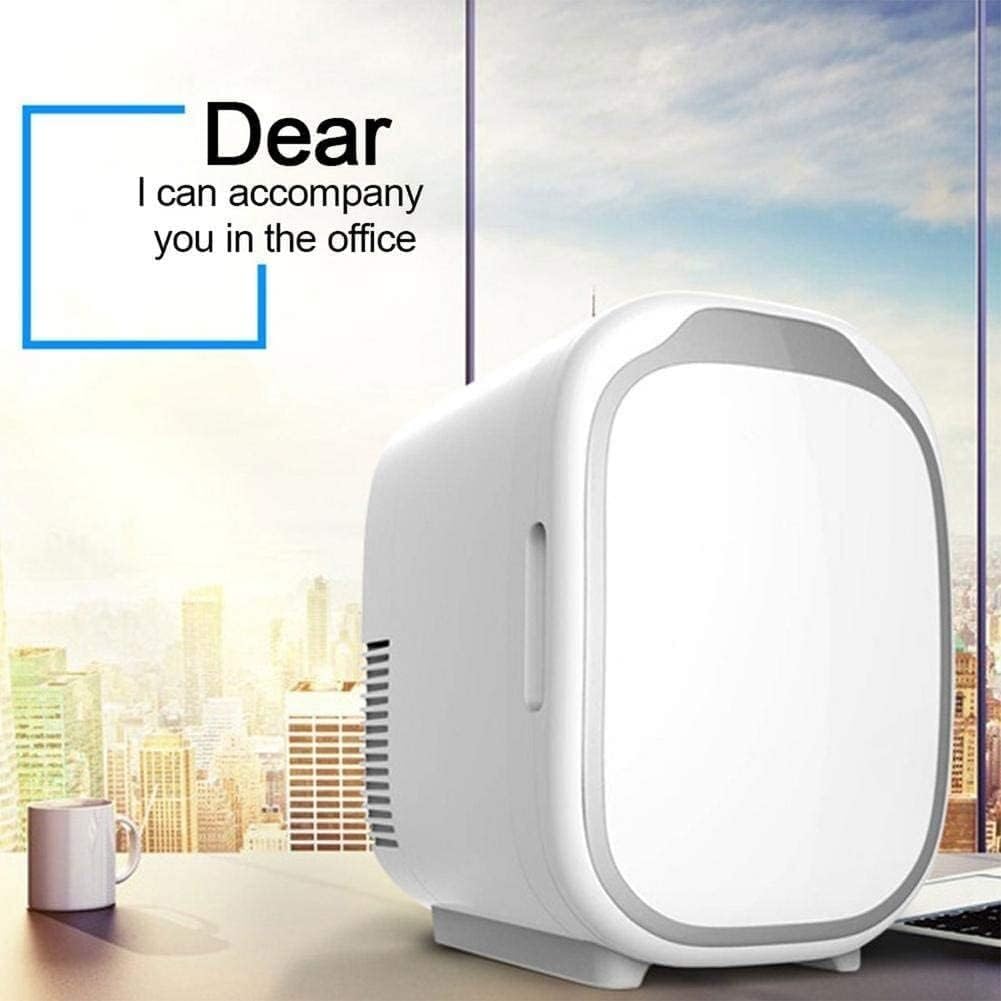 Mini refrigerador for Coche, congelador de Doble Uso de 6 litros, refrigerador pequeño for Dormitorio, Caja fría y cálida for el hogar