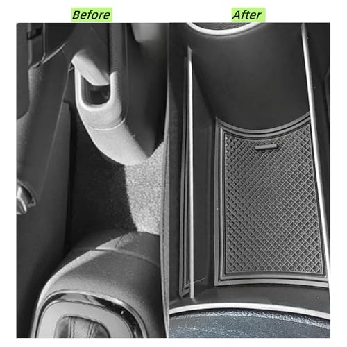 Bamyli Mittelkonsole Aufbewahrungsbox Kompatibel mit VW Up Zubehör GTI/Seat MII/Skoda Citigo Accessoires Innenraum Aufbewahrungsbox Volkswagen UP Organizer für Mittelkonsole