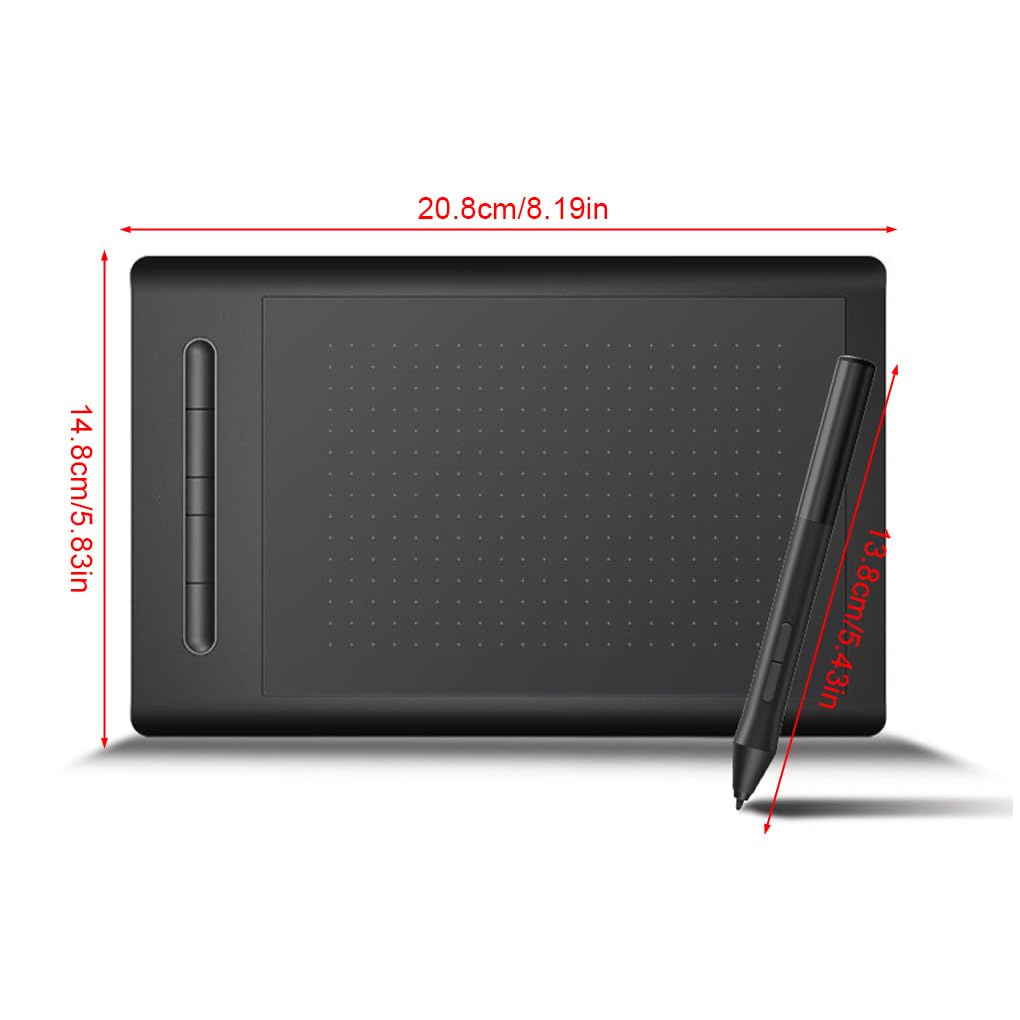 Vson Tavole da disegno professionali con tasti di scelta rapida Tappetino per pittura per artisti Tavolette grafiche elettroniche Forniture per PC desktop