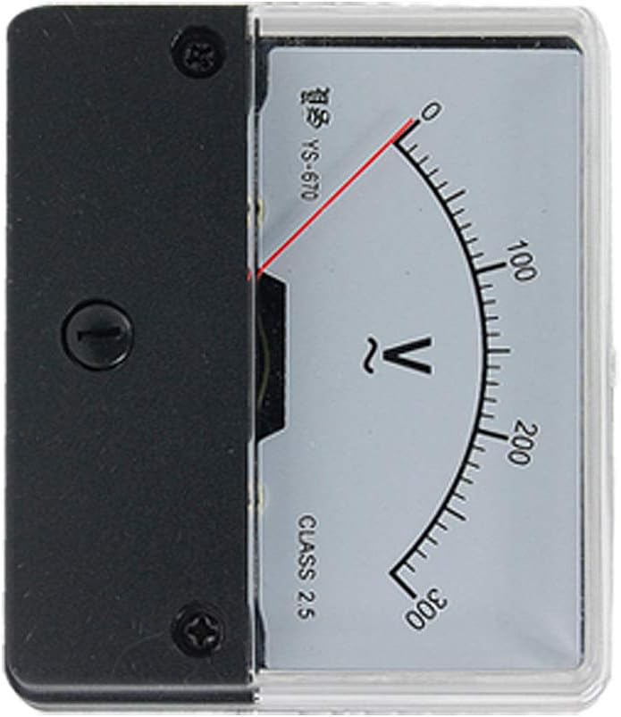 Aexit YS-670 AC 300V Rectangle Analog Panel Volt Meter Gauge (f95eb5a07b7ca1d23f271433eaf684d7)