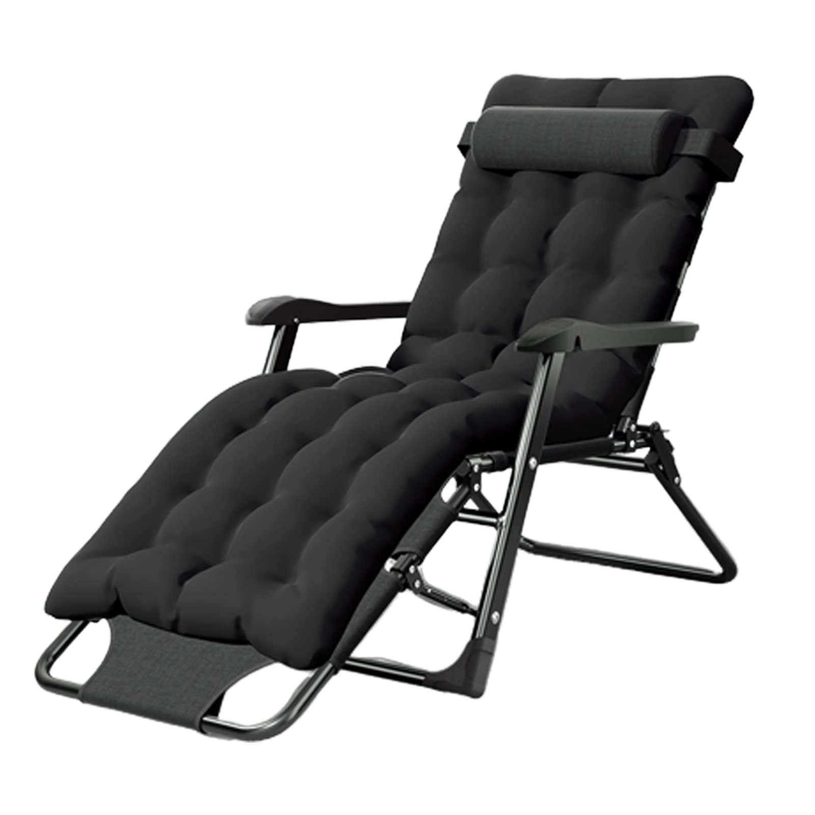 Transat plage pliable léger avec support de jambe et dossier multi-angle