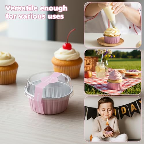 49% Off Ruckae 100-Pack Mini Loaf Pans with Lids - Image 6