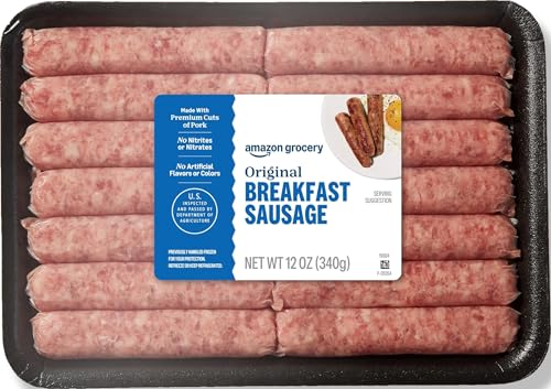 Amazon Grocery, Original Breakfast Sausage Links, 12 Oz, Frozen