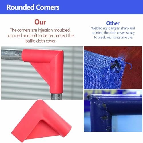 Foldable Table Tennis Barrier - 140cm x 75cm Ping Pong Baffle Screen for Self Training, Clubs, Schools & Stadiums - Durable Surround Fence for Enhanced Practice