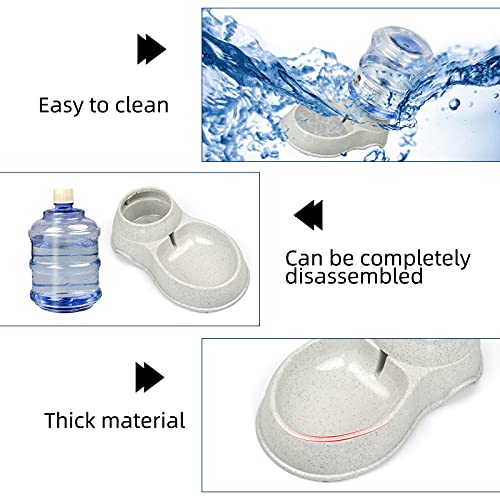 FAYDUDU Automatic Dog Cat Feeder and Water Dispenser in Set Pet Food and Waterer for Small Medium Pets Gravity Feeder… - Image 5