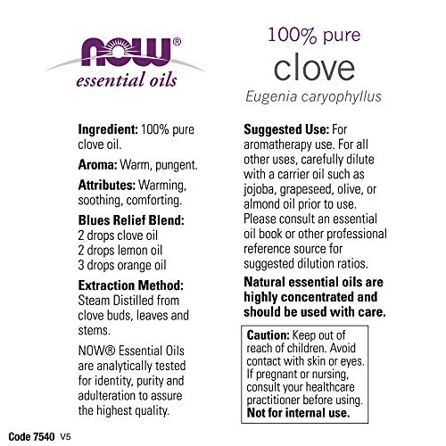 Now Foods ANO-1021 Now Essential Oils, Clove Oil thumb #1